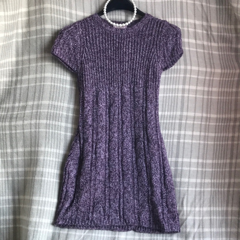 Pink republic purple sweater dress